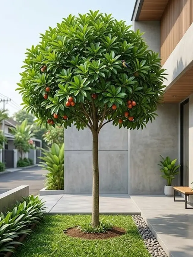 Pohon Buah Peneduh untuk Halaman Sempit