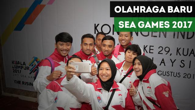 Berita video beberapa cabang olahraga dan kelas baru yang pertama kali akan dipertandingan di  SEA Games 2017.