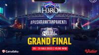 Saksikan Live Streaming Grand Final H3RO Esports 3.0 Mobile Legends di Vidio, 29-31 Juli 2022. (Sumber : dok. vidio.com)