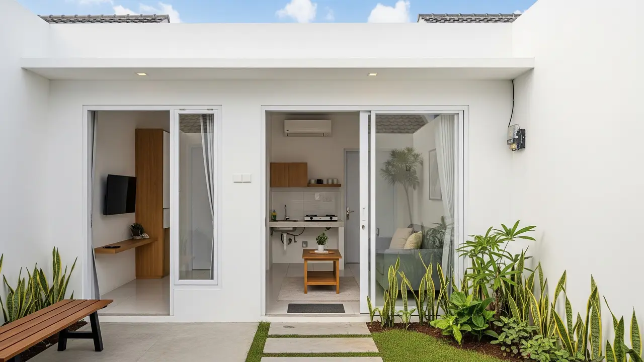 Desain Rumah 3x6 Nyaman untuk Bisnis Kontrakan/Gemini AI