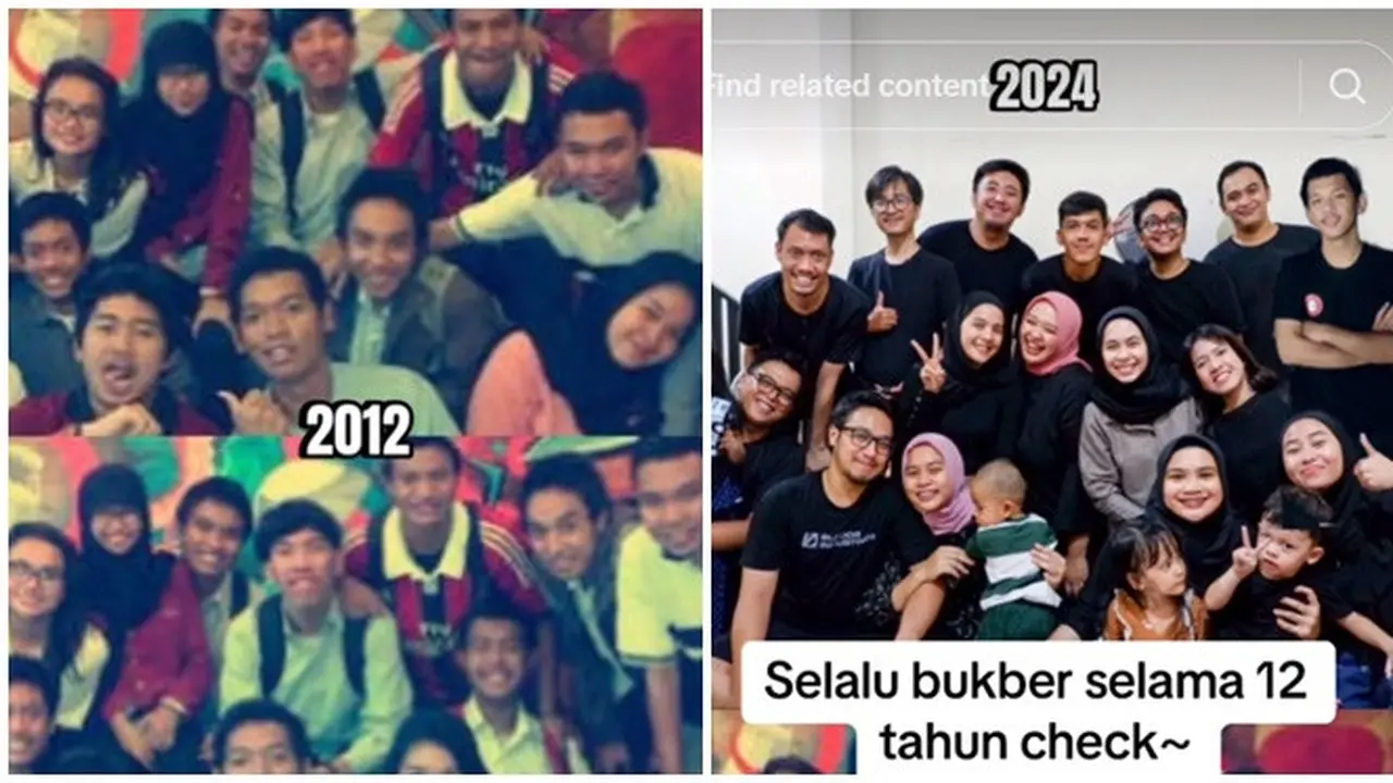 6 Potret 20 Orang Sahabat Selalu Bukber Selama 12 Tahun, Persahabatan Terjaga