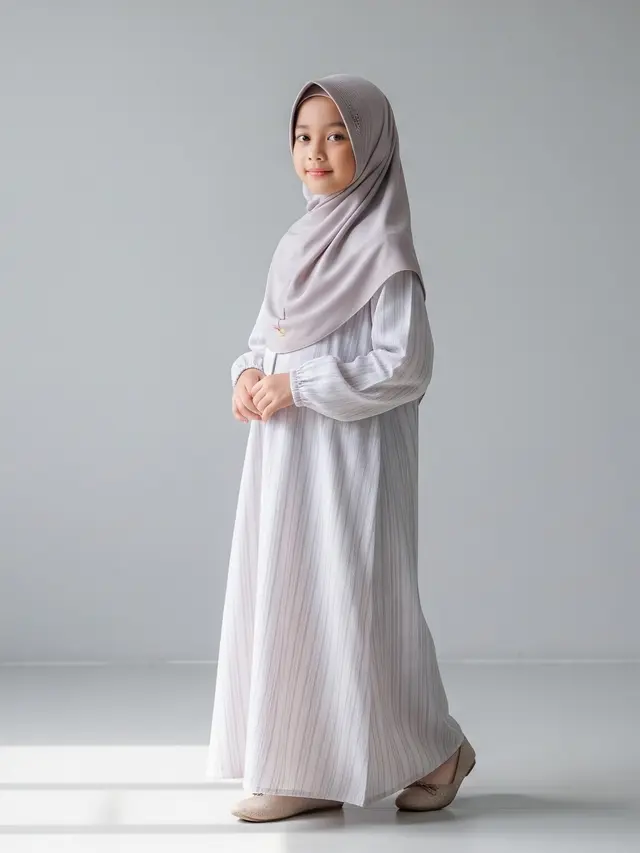 Gamis Terbaru Anak Perempuan Anti Gerah dan Cocok untuk Acara Kondangan