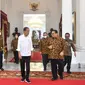 Ketua Badan Pengawas Pemilu (Bawaslu), Rahmat Bagja, usai bertemu Presiden Joko Widodo atau Jokowi di Istana Kepresidenan Jakarta, Kamis (22/9/2022) (Biro Pers Sekretariat Presiden)