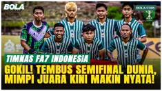 Indonesia Ukir Sejarah! Tantang Brasil di Semifinal Piala Dunia IFA7 2026