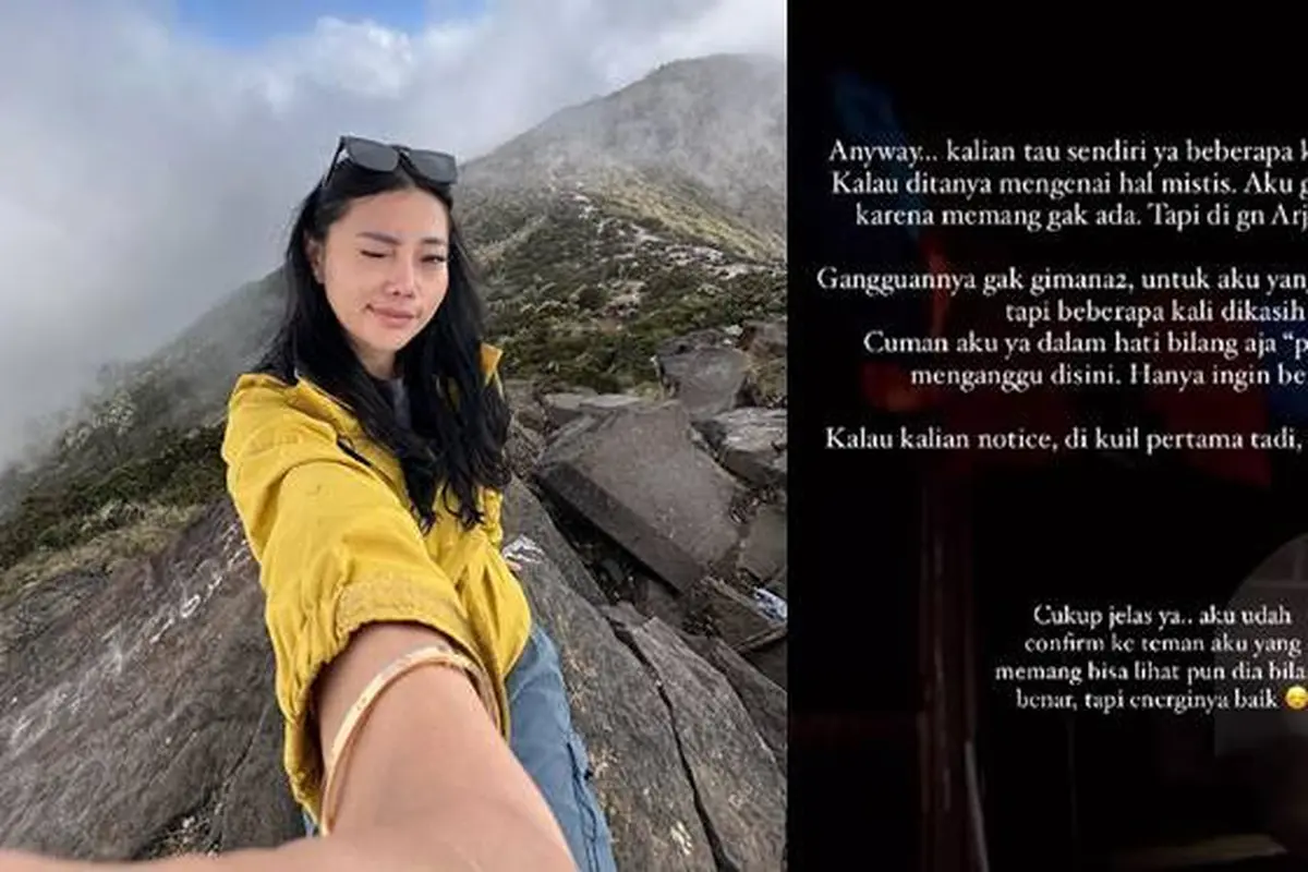 Punya Pengalaman Mistis, Ini 7 Potret Wendy Walters saat Naik Gunung Arjuno