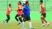 Pelatih Arema FC, Aji Santoso (Foto: Rana Adwa/Liputan6.com)