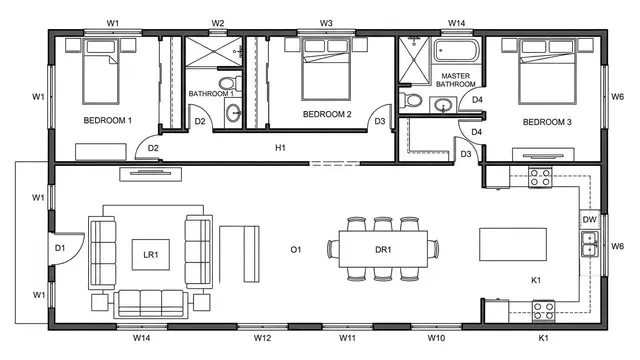Desain Rumah 3 Kamar untuk Keluarga yang Ingin Ruang Terasa Lebih Lapang