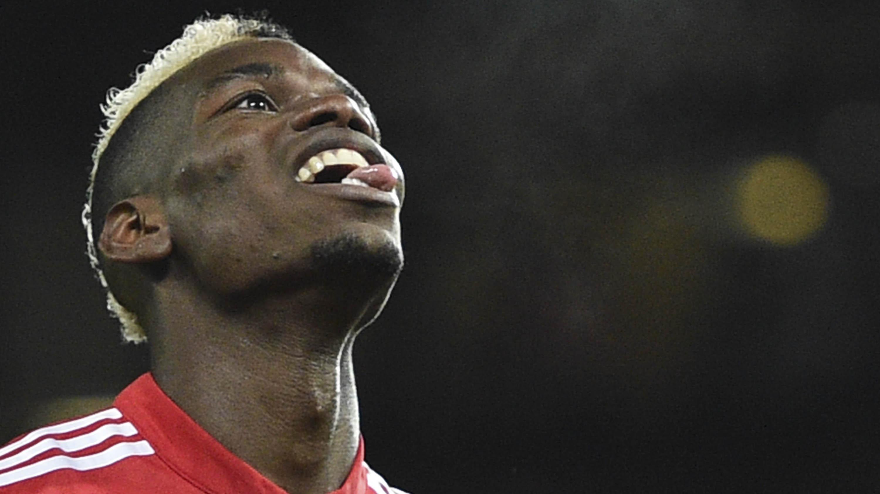 Gelandang Tengah MU, Paul Pogba. (AFP/Oli Scarff)