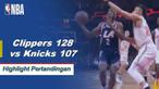 Six Clippers skor 15+ poin karena Los Angeles mengalahkan New York 128 - 107