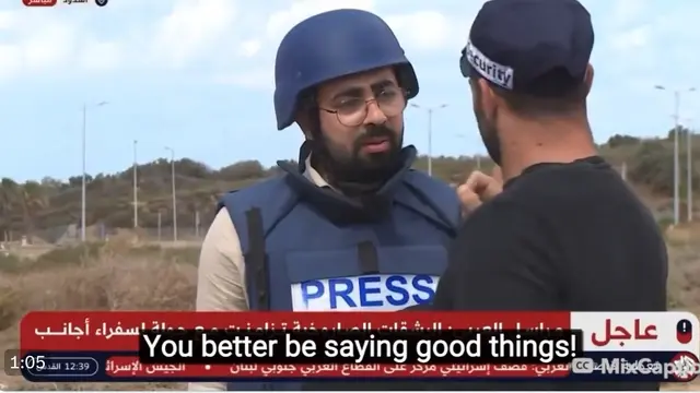 Viral Jurnalis Diintimidasi Polisi Israel Saat Siaran Langsung, Ancam Bakal Hancurkan Gaza hingga Debu
