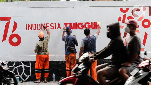 Mural Kemerdekaan Sambut HUT RI ke-76