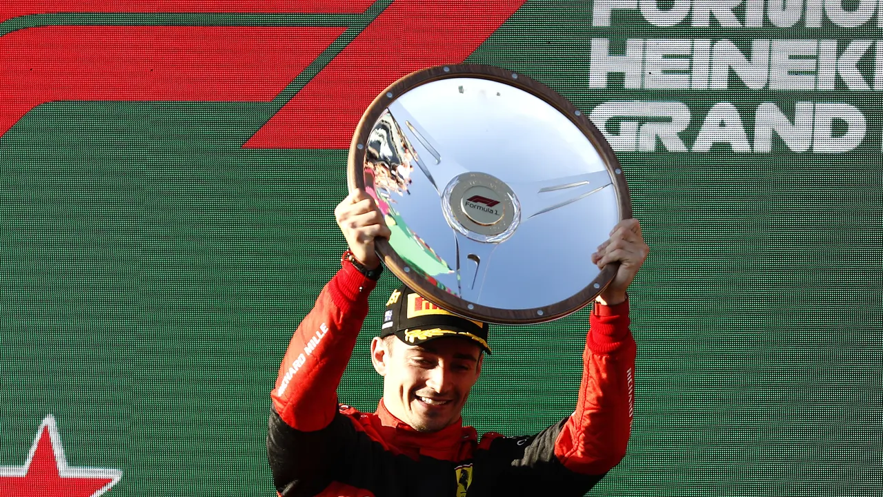 Pembalap Ferrari Charles Leclerc Juara F1 GP Australia 2022