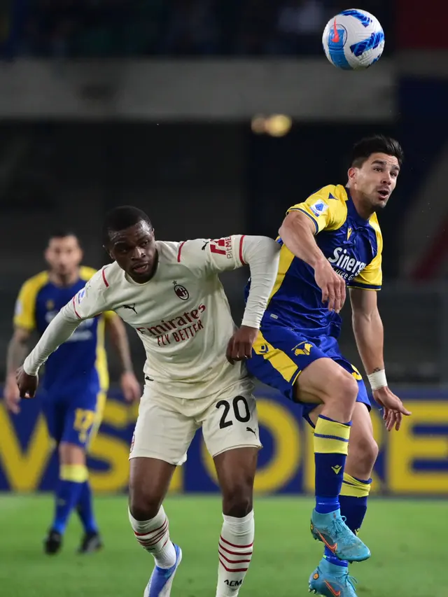 Hasil Liga Italia Verona vs AC Milan