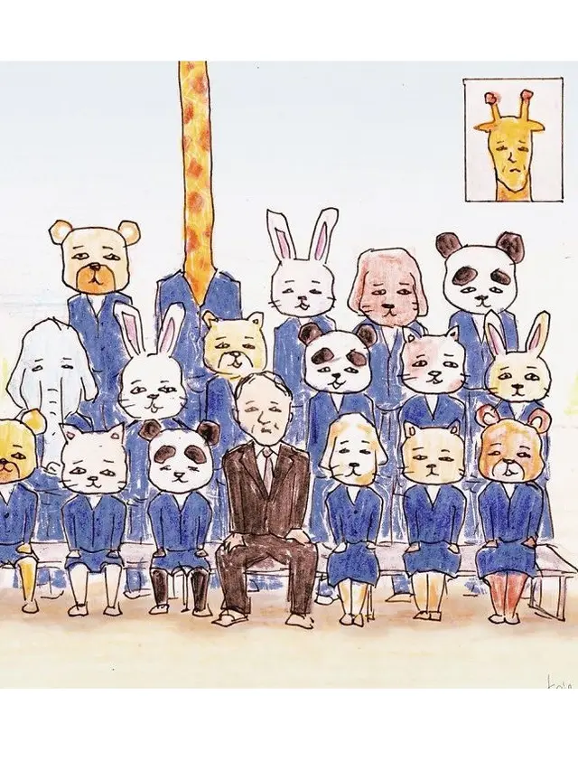 Ini Jadinya Kalau Jerapah Jadi Manusia, 6 Ilustrasinya Bikin Ketawa Geli