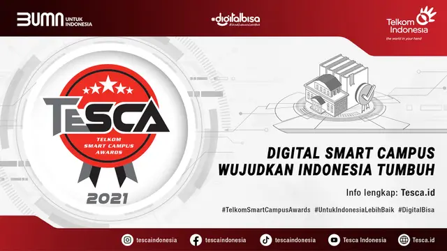 Tingkatkan Digital Adoption dan Digital Creativity, Telkom Resmikan Program Telkom Smart Campus Awards 2021