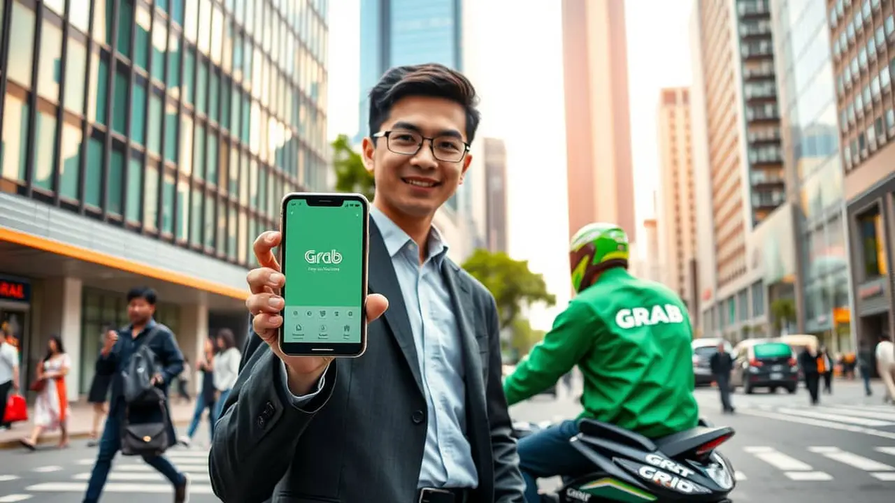 cara pesan grab motor