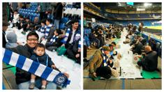 Sebuah terobosan positif dilakukan klub raksasa Liga Inggris, Chelsea menyambut bulan suci Ramadan 1444 Hijriah. Pada Minggu, 26 Maret 2023 bertempat di Stadion Stamford Bridge pihak klub mengadakan acara buka puasa bersama yang diikuti puluhan peserta yang sebagian besar merupakan komunitas Muslim di London. Azan Magrib pun berkumandang di markas The Blues sebagai momen yang ditunggu dalam acara buka puasa bersama tersebut. (twitter/@CFCFoundation)