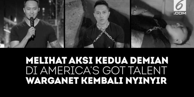 Melihat Aksi Kedua Demian di America's Got Talent, Warganet Kembali Nyinyir