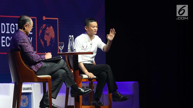 Jack Ma Bicarakan Digital Ekonomi di Depan Delagasi IMF-Bank Dunia