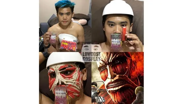 6 Cosplay Low Budget Anime Attack On Titan Ini Bikin Ngakak