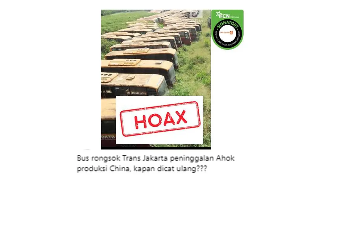 Cek Fakta bus Transjakarta