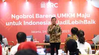 Ngobrol Bareng UMKM Maju untuk Indonesia di Jakarta, Selasa (14/11/2023)