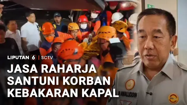 Jasa Raharja Santuni Korban Kebakaran Kapal