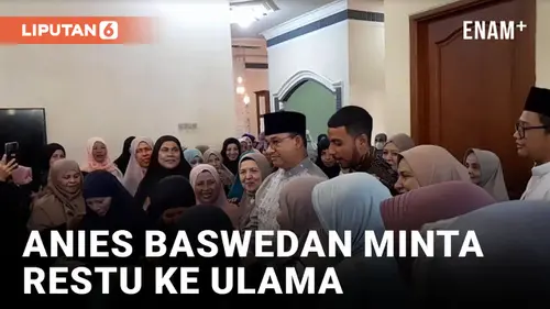 VIDEO: Anies Baswedan Diserbu Emak-emak dan Minta Restu ke Ulama