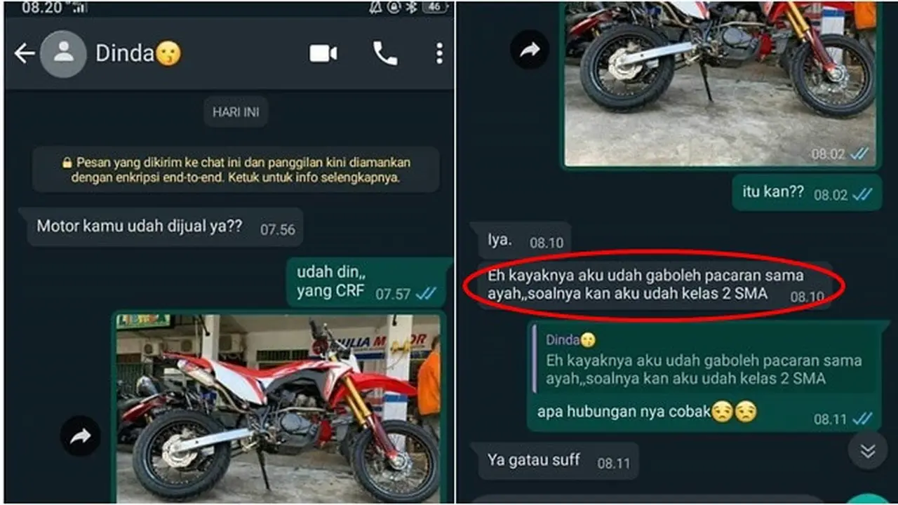 Minta Putus Karena Sang Pacar Ganti Motor Matik, Cewek Ini Malah Kena Prank