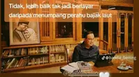 Unggah Foto Anies, Tom Lembong: Lebih Baik Tak Jadi Berlayar Daripada Menumpang Perahu Bajak Laut