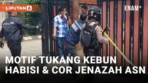 VIDEO: Upah Tidak Kunjung Diberikan, Tukang Kebun di Bandung Barat Habisi dan Cor Jenazah ASN