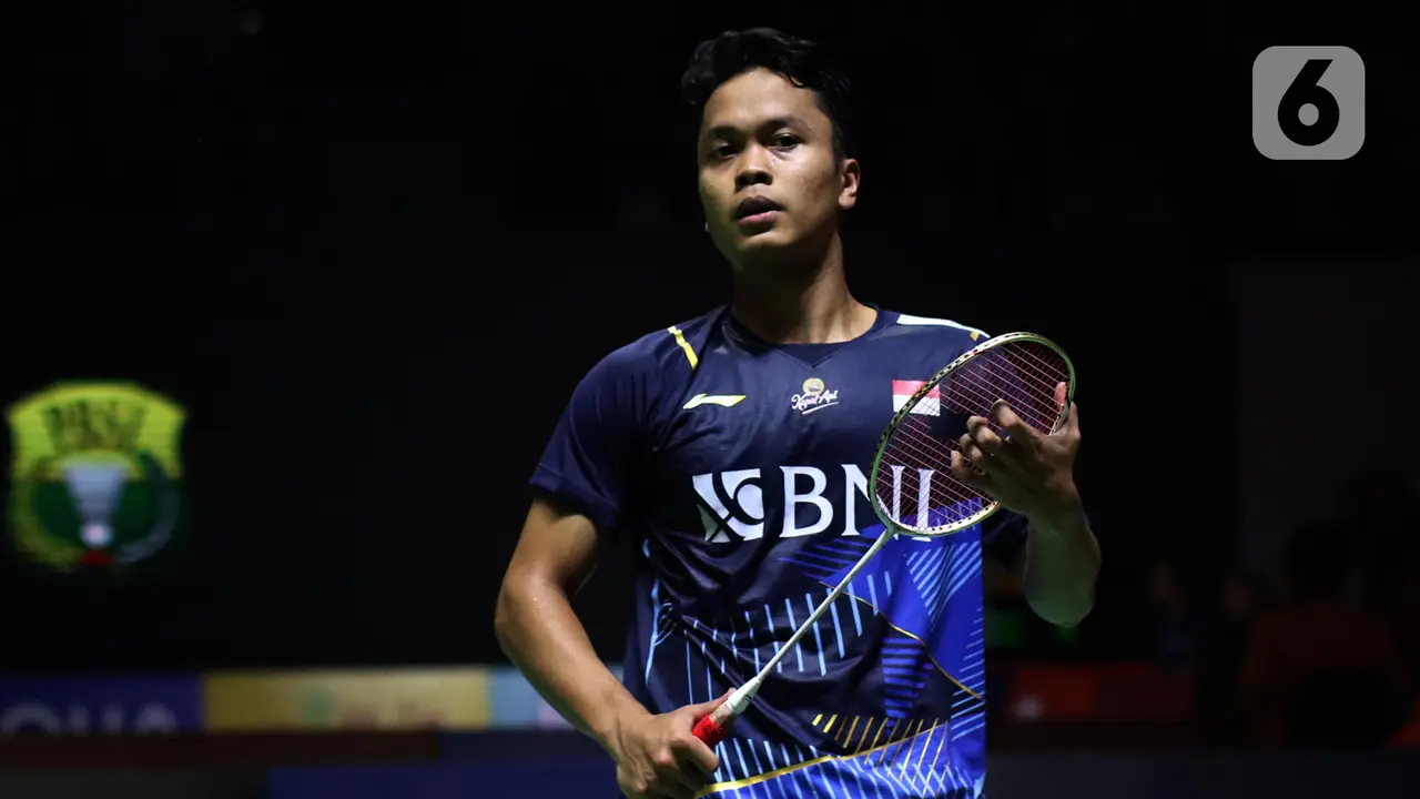 Anthony Sinisuka Ginting di Indonesia Open 2023
