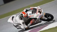Motor Mahindra dengan winglet yang dikendarai pebalap Moto3, Francesco Bagnaia. Winglet di Moto3 resmi dilarang oleh Komisi Grand Prix. (Autosport)