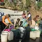 Proses pendistribusian air bersih di Kabupaten Situbondo (Istimewa)