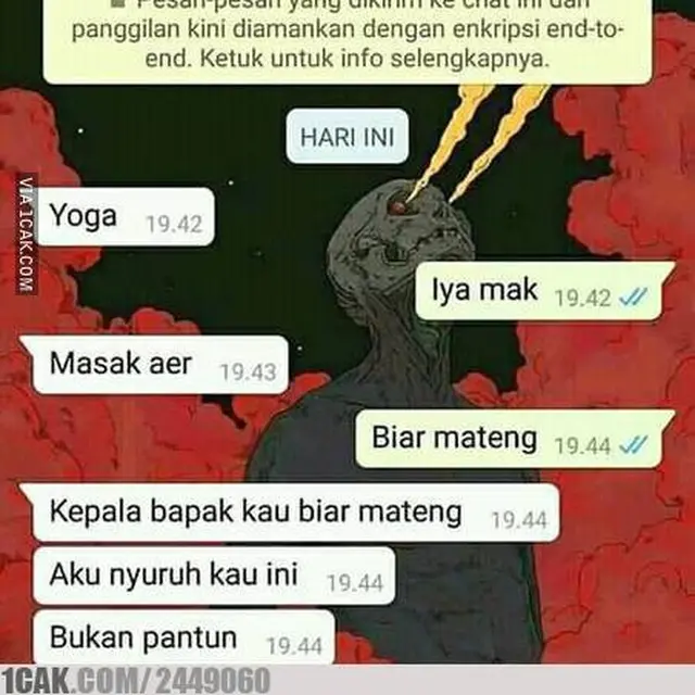 6 Chat Dikira Pantun Ini Kocak, Akhirnya Bikin Senyum Tipis