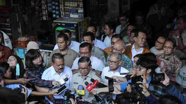Gubernur DKI Jakarta Pramono Anung bicara soal kebakaran.