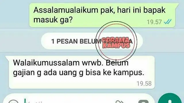 Obrolan Mahasiswa Saat Mengingatkan Dosen Ini Bikin Deg Degan