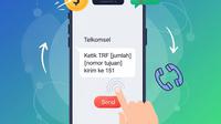 Cara Transfer Pulsa Telkomsel Lewat SMS. Foto: Woro Anjar Verianty via Gemini