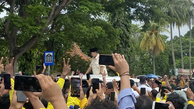 Calon presiden (Capres) nomor urut 2, Prabowo Subianto melakukan kampanye terbuka di Provinsi Banten, Minggu (3/12/2023).