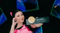 Tiara Andini dalam acara Spotify Wrapped Live Indonesia 2023. (Instagram/tiaraandini)
