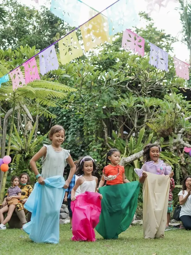 6 Potret Perayaan Ultah Kinandari Anak Happy Salma, Meriah Penuh Keceriaan