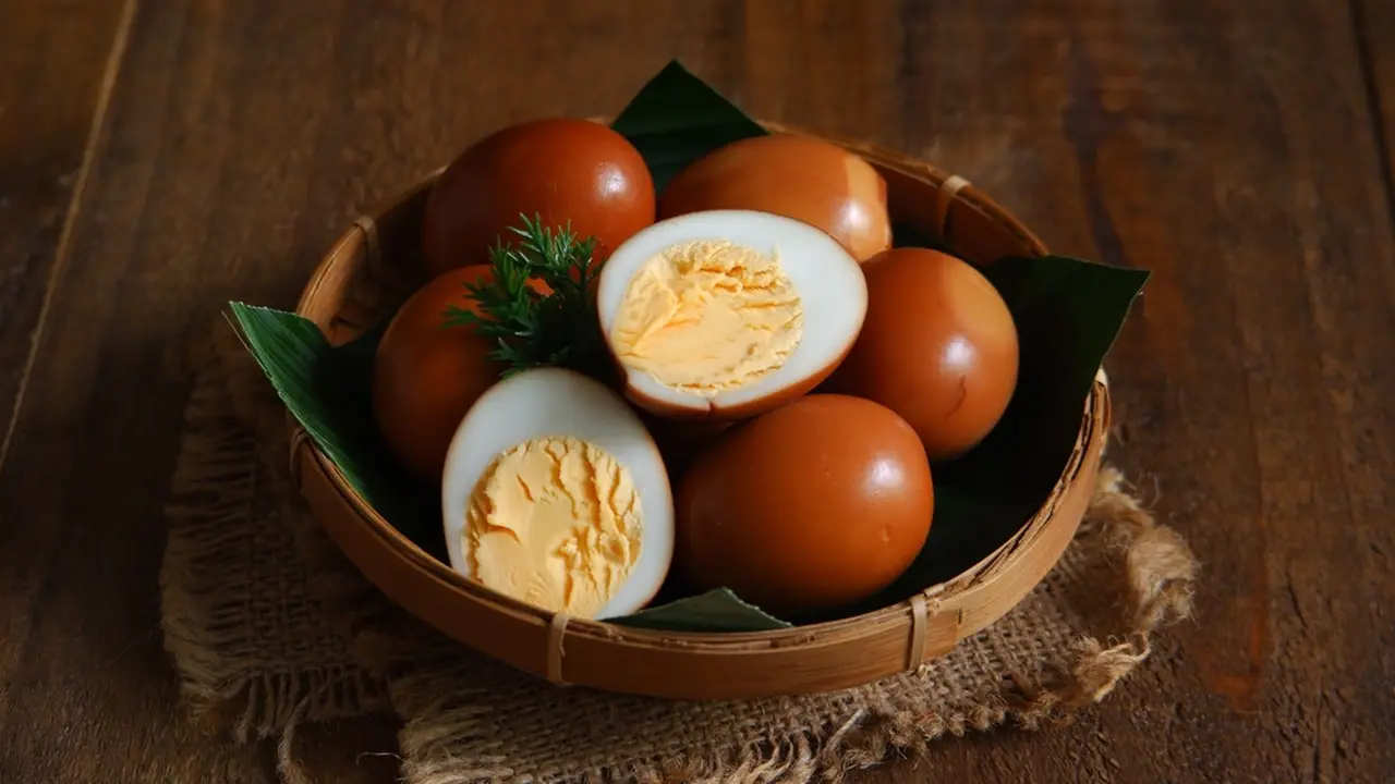 pindang telur bacem