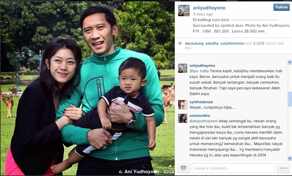 Courtesy | (C) Instagram.com/aniyudhoyono