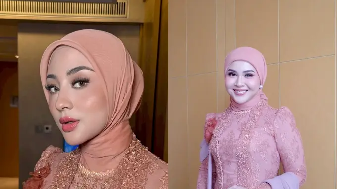 Pesona Duo Bestie Kesha Ratuliu & Margin Wieheerm, Anggun Jadi Pengiring di Akad Syifa Hadju