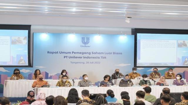 RUPSLB PT Unilever Indonesia Tbk (UNVR), Kamis, 28 Juli 2022 (Foto: PT Unilever Indonesia Tbk)