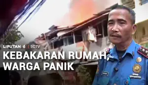Kebakaran Rumah, Warga Panik
