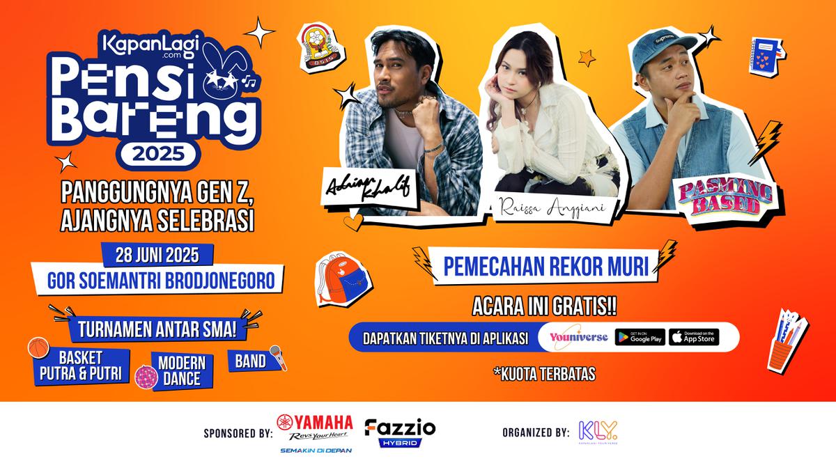 KapanLagi Pensi Bareng FANTA 2025 Digelar di Jakarta 28 Juni 2025, Ada Ari Irham Hingga Adhisty Zara