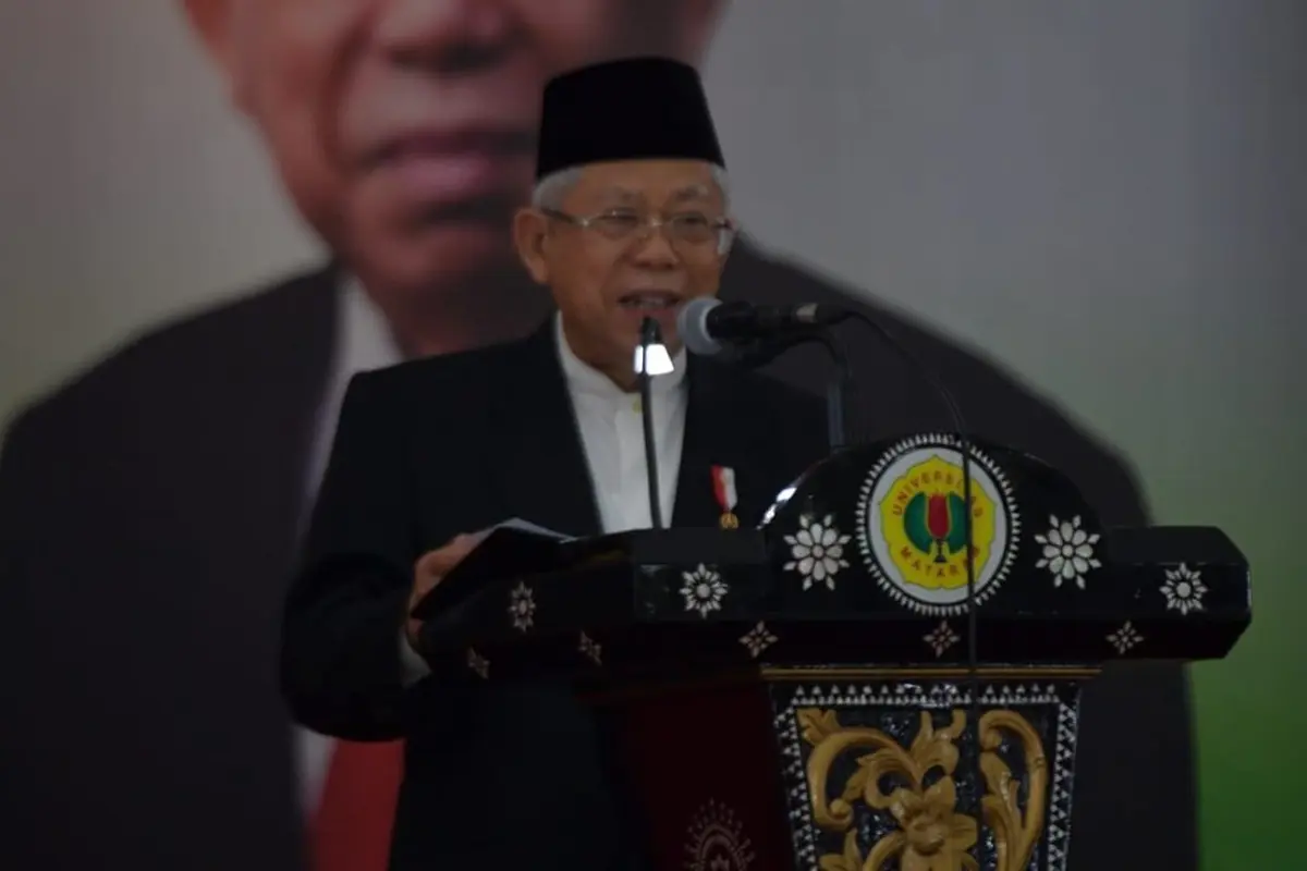 Wapres Ma'ruf Amin mengunjungi Universitas Mataram, Lombok, NTB. (Foto: Setwapres)