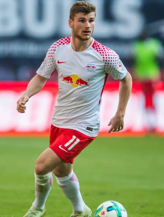 Werner manjadi pemburuan utama bagi klub besar eropa dengan penampilan impresifnya bersam RB Leipzig. Mental yang baik di umurnya yang masih 22 tahun sangat dibutuhkan El Real yang sedang membangun skuad yang diisi para pemain muda. (AFP/Robert Michael)