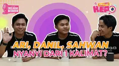 Ketika Ari, Sahwan dan Danil DA8 Main Games Lirik Satu Kata, Siapa yang Menang